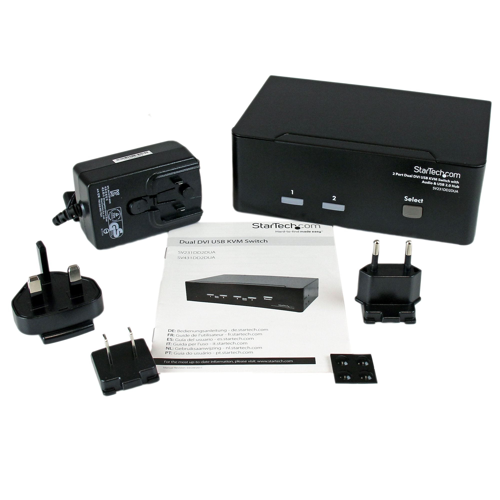 StarTech 2 Port Dual DVI USB KVM Switch with Audio & USB 2.0 Hub | SV231DD2DUA - Image 3