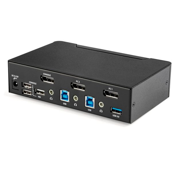 Alternative view of StarTech 2 Port DisplayPort KVM Switch, 4K 60Hz | SV231DPU34K