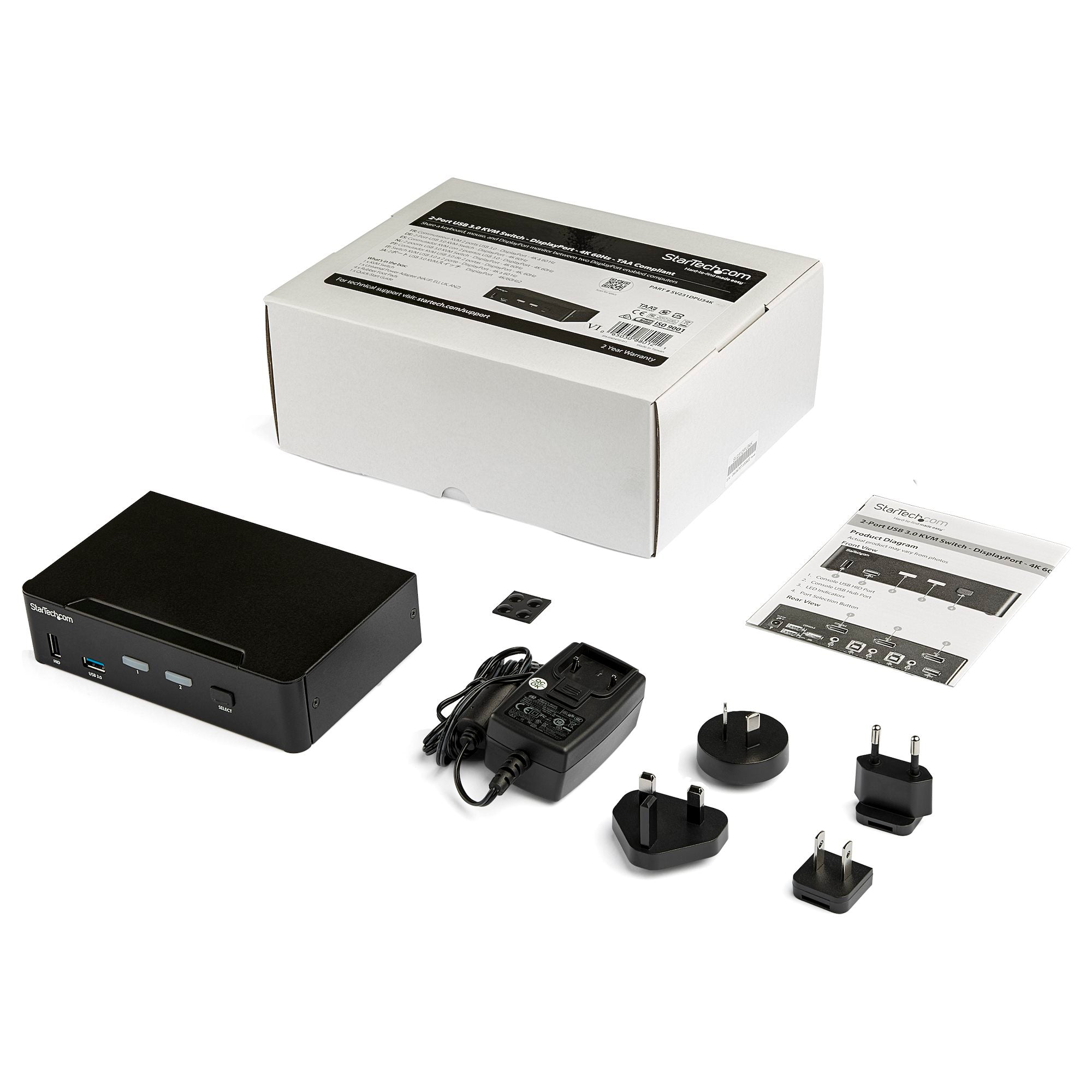 StarTech 2 Port DisplayPort KVM Switch, 4K 60Hz | SV231DPU34K - Image 5