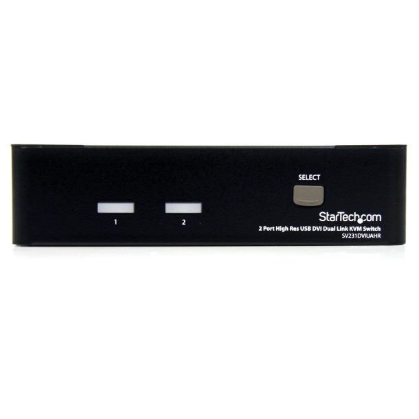 Alternative view of StarTech 2 Port High Resolution USB DVI Dual Link KVM Switch with Audio | SV231DVIUAHR