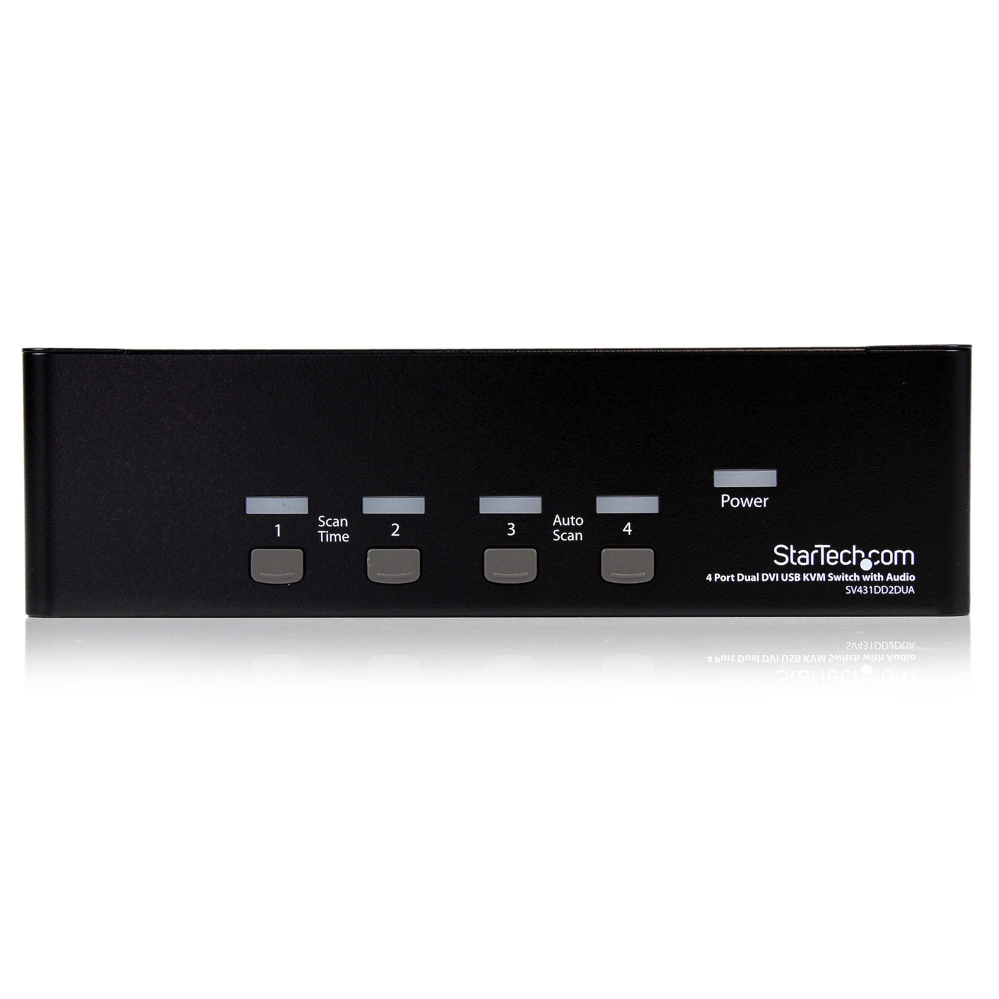 StarTech 4 Port Dual DVI USB KVM Switch with Audio & USB 2.0 Hub | SV431DD2DUA - Image 2