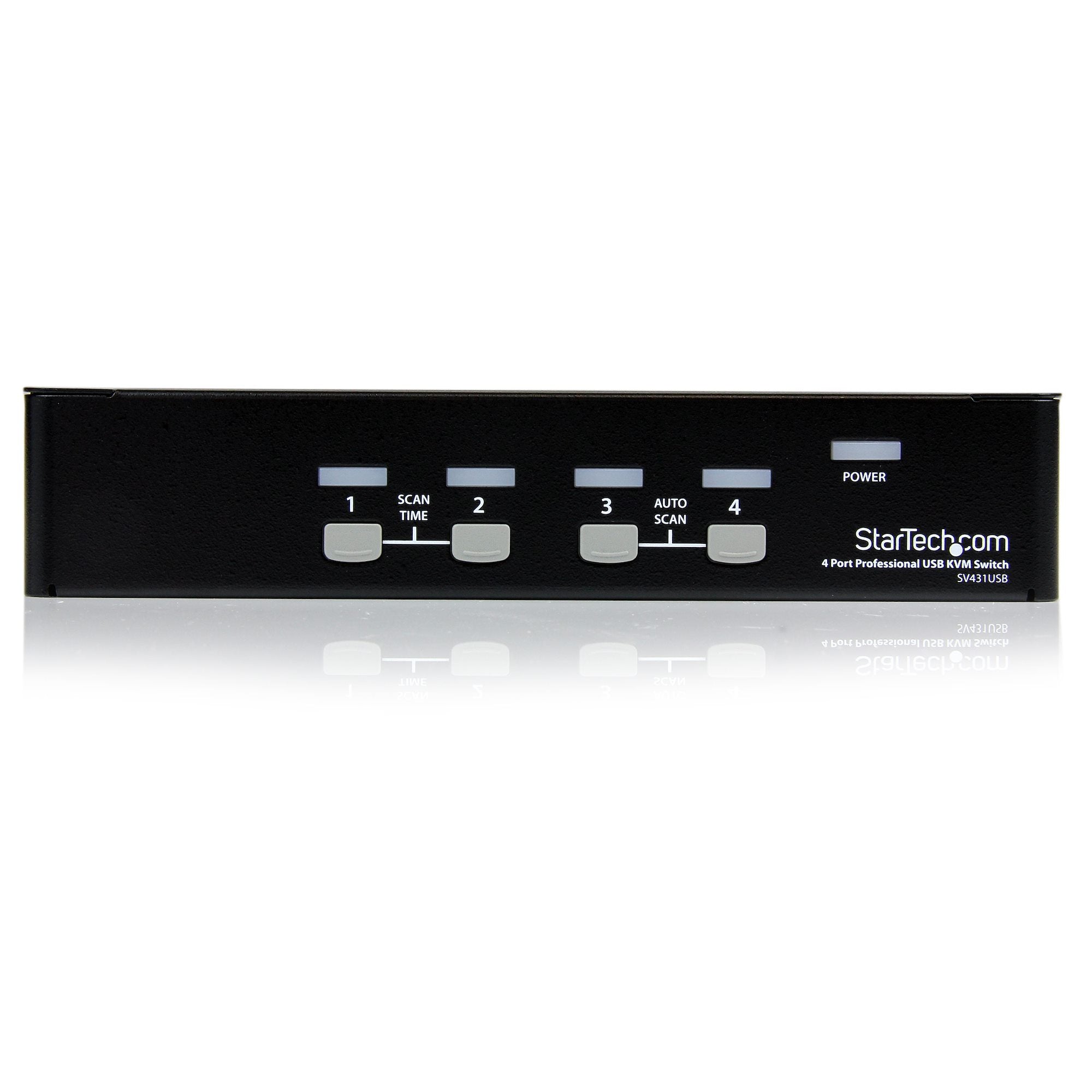 StarTech 4 Port Professional VGA USB KVM Switch with Hub | SV431USB - Image 2