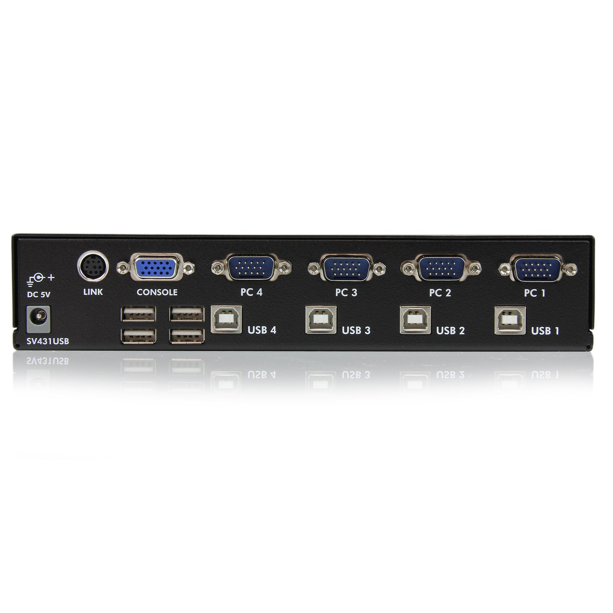 StarTech 4 Port Professional VGA USB KVM Switch with Hub | SV431USB - Image 3