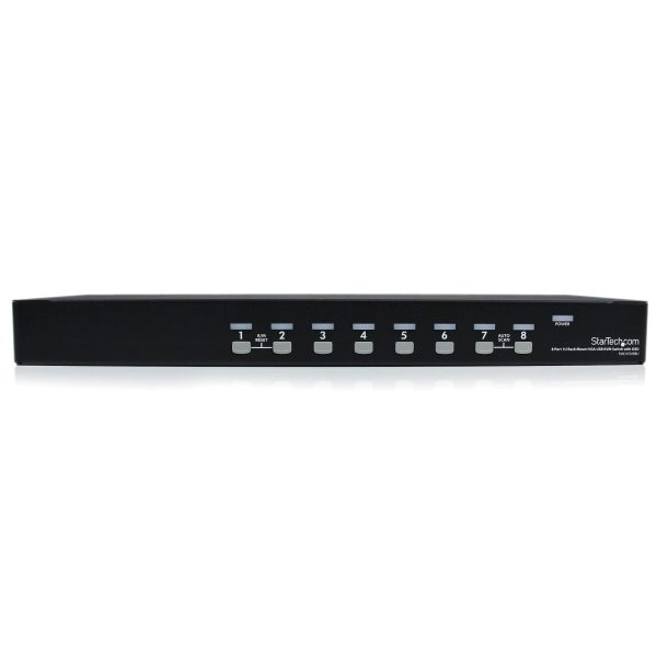 Alternative view of StarTech 8 Port 1U Rackmount USB KVM Switch with OSD | SV831DUSBU