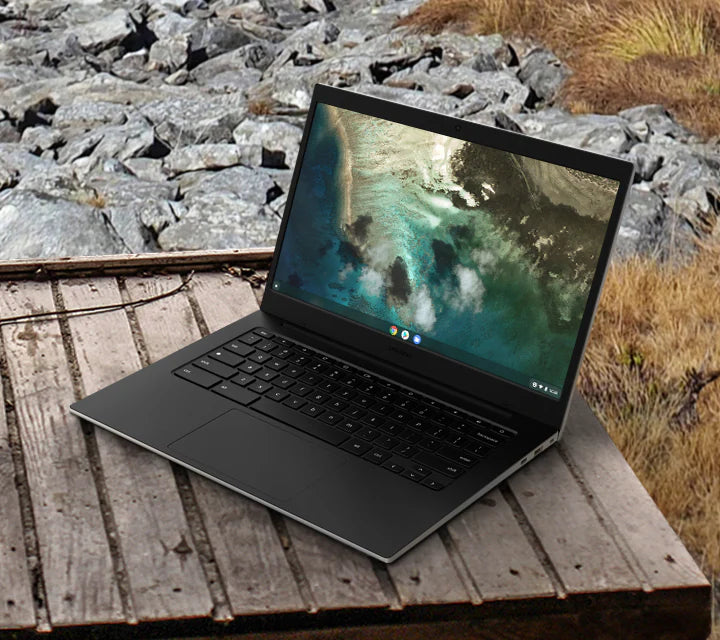 Samsung Galaxy Chromebook N4500 14" HD IntelĀ® CeleronĀ® N 4 GB RAM 64 GB eMMC ChromeOS Silver - Image 4