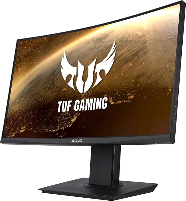 Alternative view of Asus 23.6" TUF Gaming 165Hz FHD FreeSync Premium Curved Monitor | VG24VQR