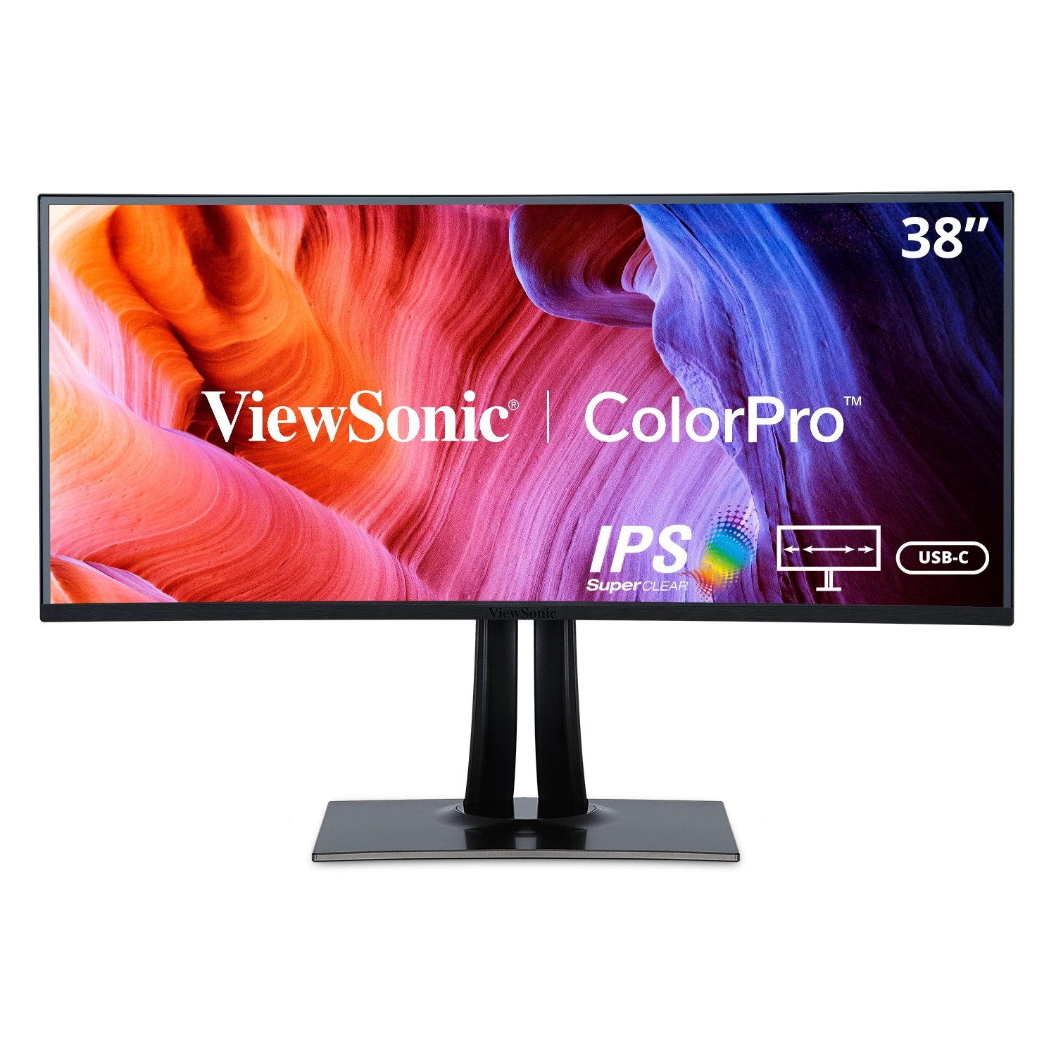ViewSonic VP3881a 38" ColorPro 21:9 Curved WQHD+ IPS Monitor