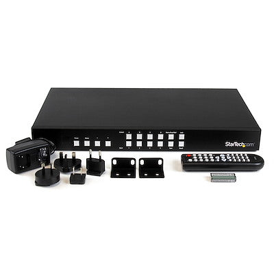 Alternative view of StarTech VS424HDPIP 4x4 HDMI Matrix Switch with Picture-and-Picture Multiviewer or Video Wall