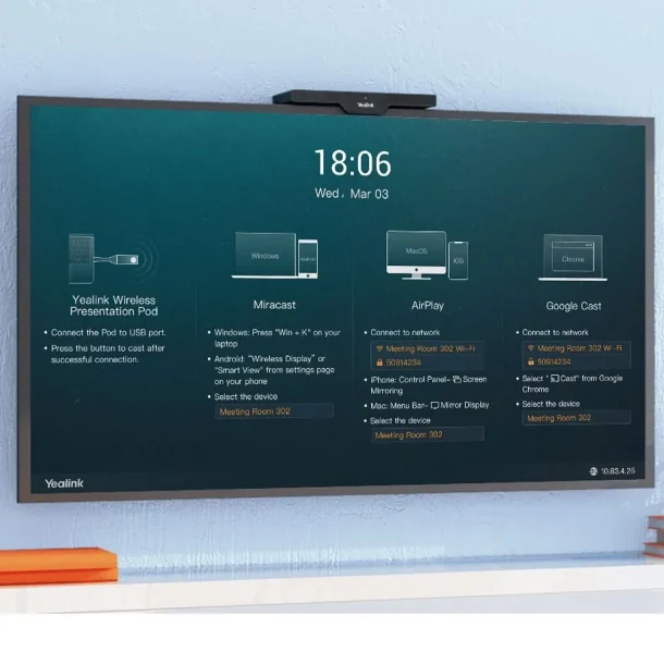 Alternative view of Yealink Wireless Presentation & Collaboration System | RoomCast E2