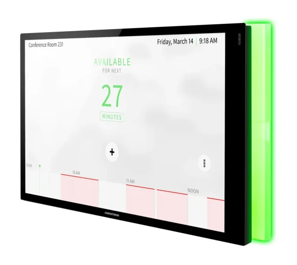 Alternative view of Crestron TSS-1070-T-B-S-LB KIT Room Scheduling Touch Screen for Microsoft Teams