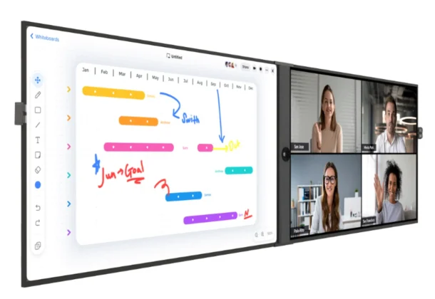 DTEN DB71475DSE-VC460-S1 D7X Dual 75" Video Conferencing Display