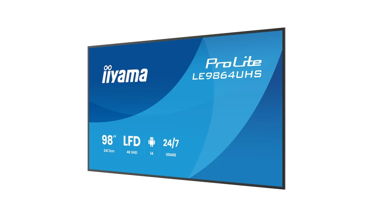 iiyama ProLite LE9864UHS-B1AG 98" Commercial Display - Image 2