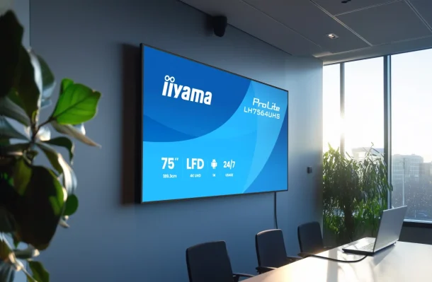 Alternative view of iiyama ProLite LH7564UHS-B1AG 75" Commercial Display