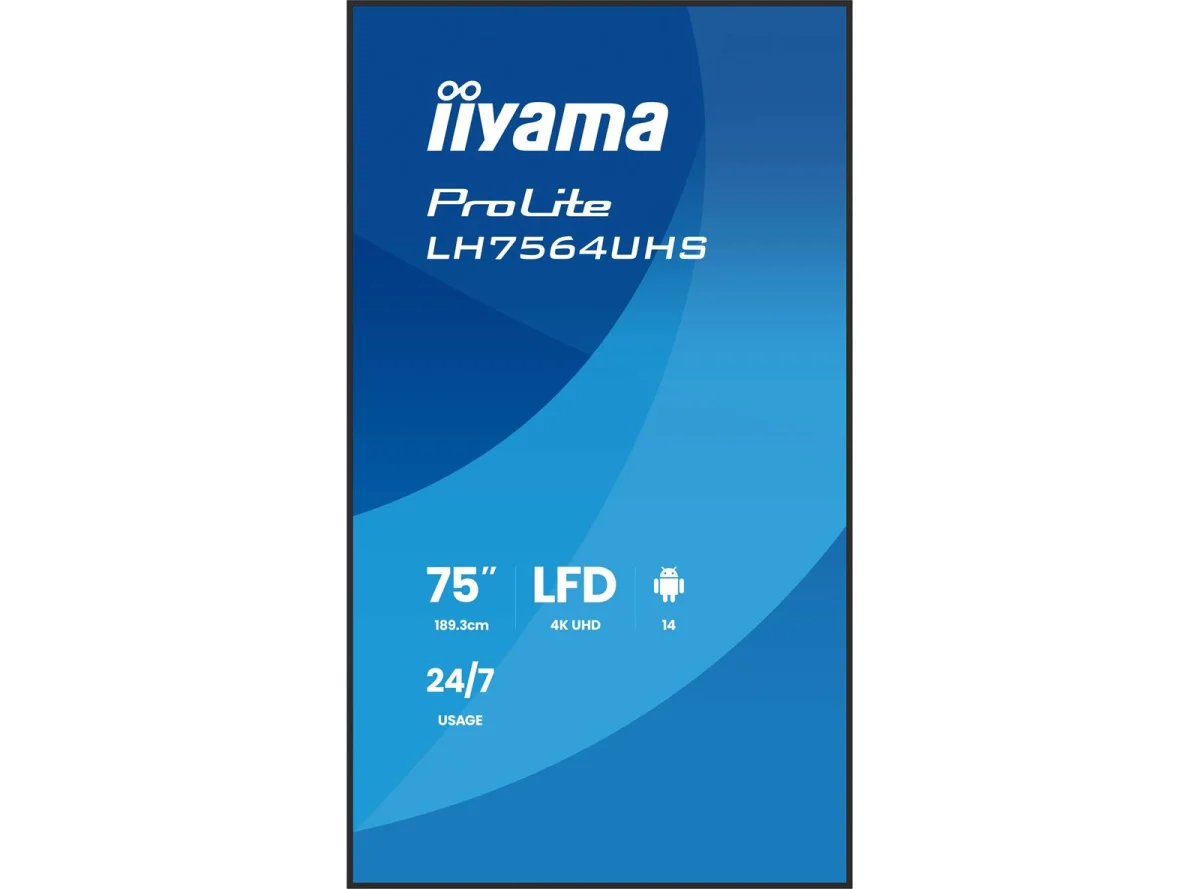 iiyama ProLite LH7564UHS-B1AG 75" Commercial Display