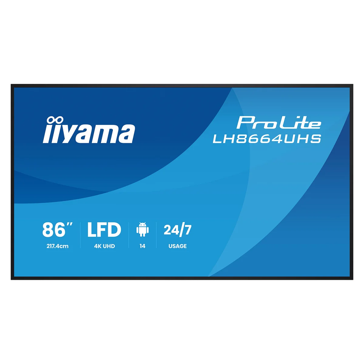iiyama ProLite LH8664UHS-B3AG 86" Commercial Display - Image 3