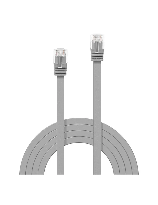 Alternative view of LINDY 47491 1m Cat.6 U/UTP Flat Ethernet Cable Grey