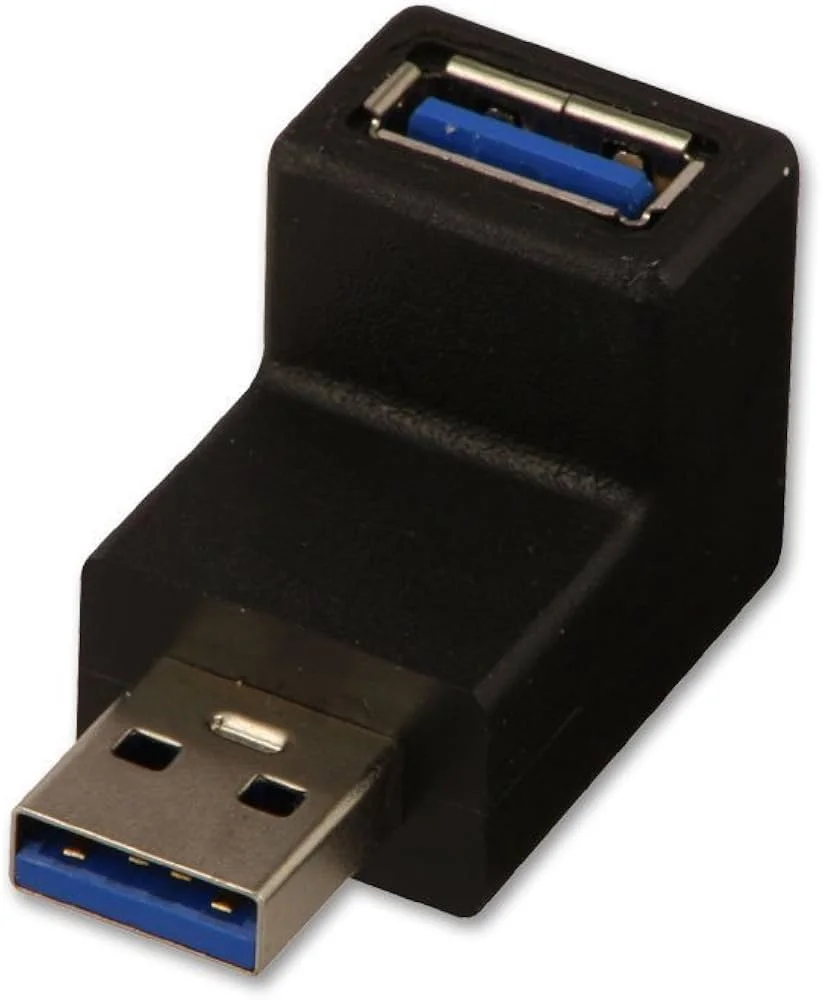 Lindy 71261 USB 3.2 Type A to A 90° Adapter - Image 3
