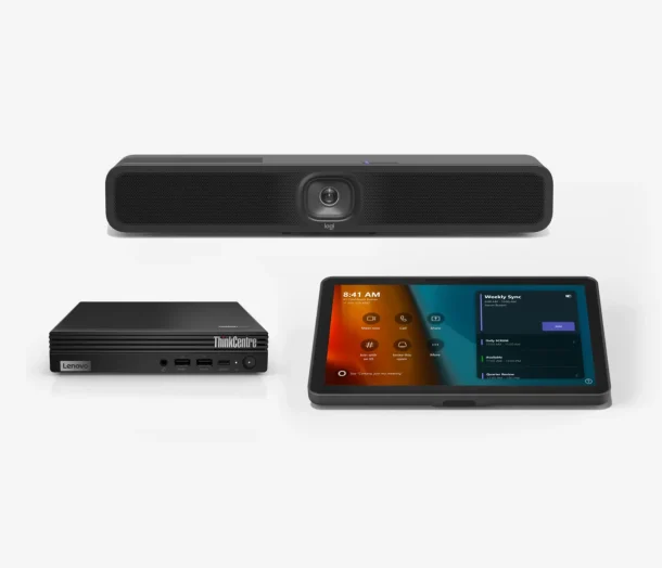 Logitech TAPMUPMSTLNV3 Logi Room Solution for Lenovo Small Bundle (Microsoft Teams)