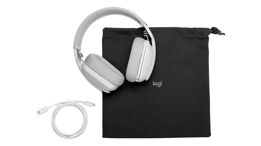 Logitech Zone Vibe 100 981-001219 Wireless Bluetooth Headset – Off-White - Image 2