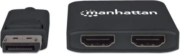 Alternative view of Manhattan 152716 DisplayPort 1.2 to 2-Port HDMI Splitter Hub with MST