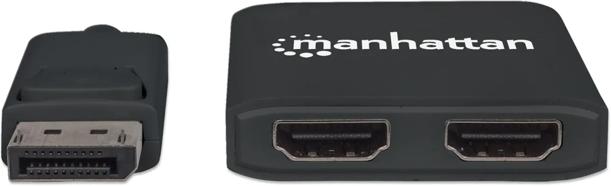 Manhattan 152716 DisplayPort 1.2 to 2-Port HDMI Splitter Hub with MST - Image 2