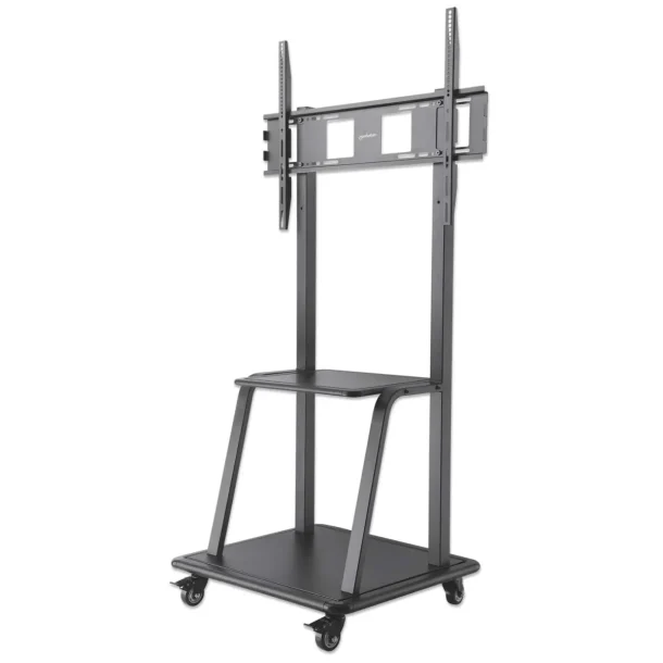 Manhattan 461665 TV & Monitor Trolley Stand for 37–100" Screens