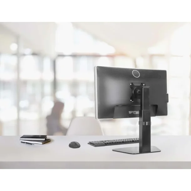 Alternative view of Manhattan 461894 Gas Spring Desk Monitor Mount, 10–27", Single Screen, Black