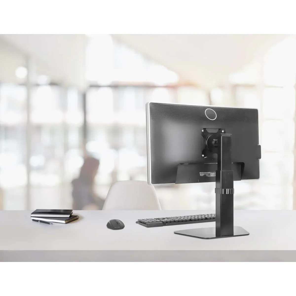 Manhattan 461894 Gas Spring Desk Monitor Mount, 10–27", Single Screen, Black - Image 2