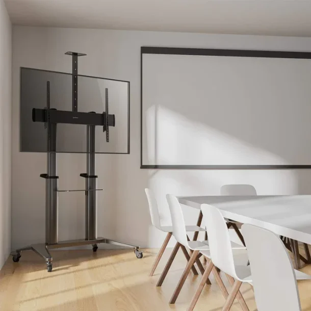 Alternative view of Manhattan 462341 Large Format Display Trolley Stand