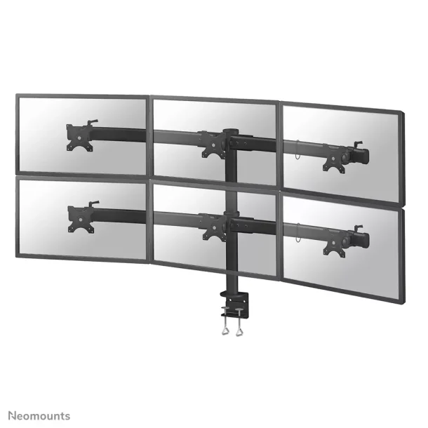 Neomounts FPMA-D700D6 Six-Screen Full-Motion Desk Mount