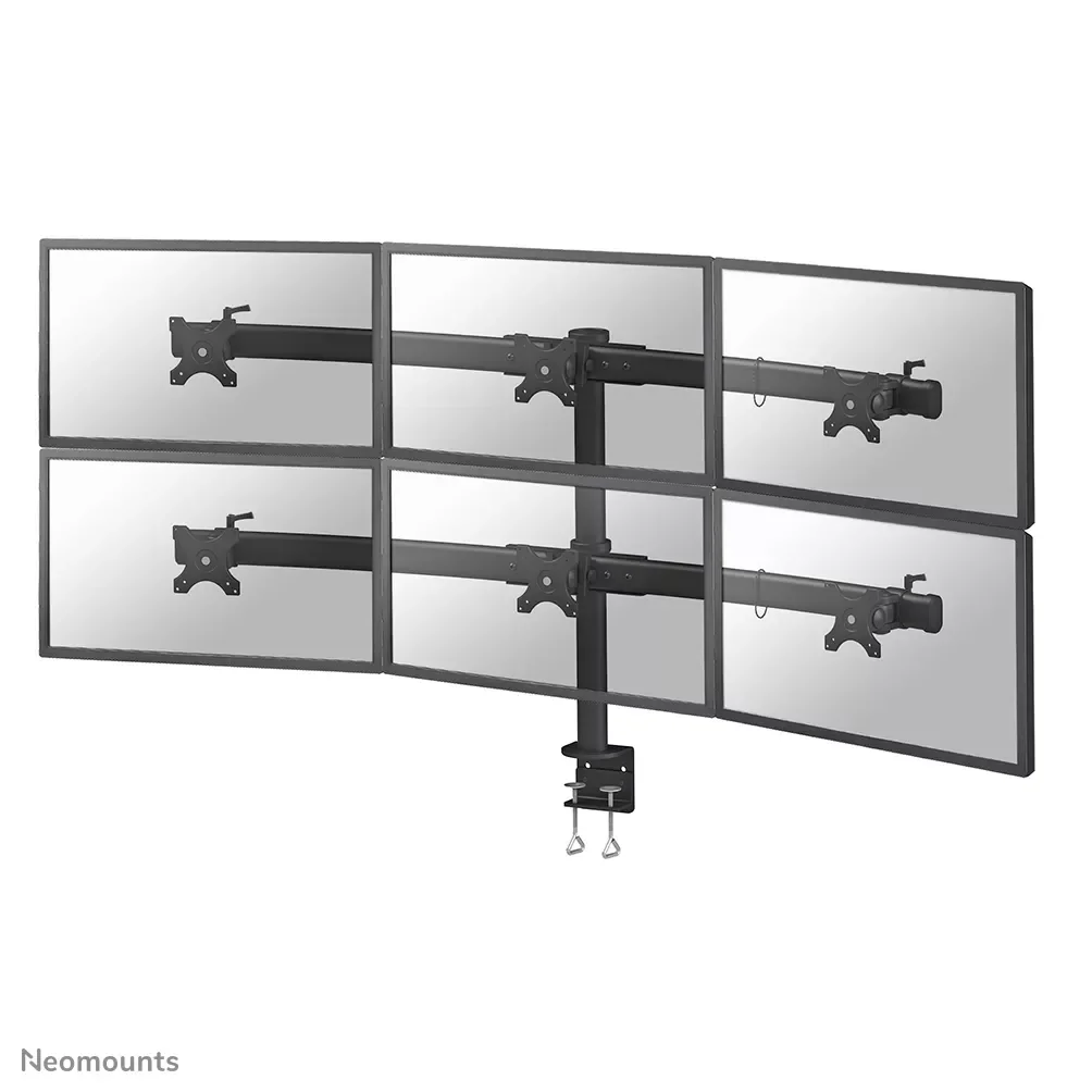 Neomounts FPMA-D700D6 Six-Screen Full-Motion Desk Mount