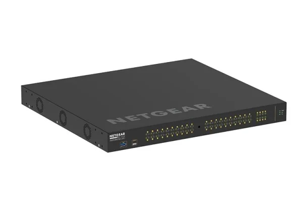 Alternative view of Netgear GSM4248P-100EUS M4250-40G8F-PoE+ Managed Switch with 480W PoE Budget & 8 SFP Ports