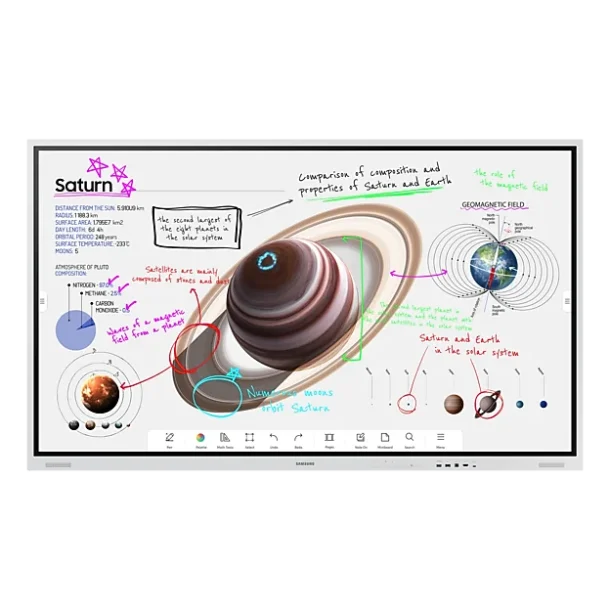 Alternative view of Samsung LH75WEFWLGCXEN 75" Interactive Display