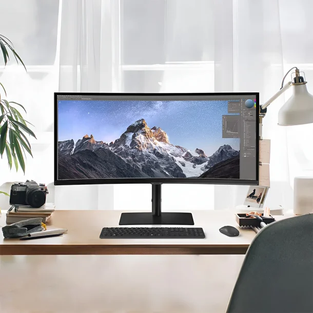 Samsung LS34C652UAUXXU ViewFinity S65UC 34" Ultrawide Monitor with KVM Switch