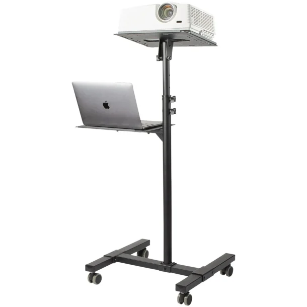 Alternative view of StarTech ADJPROJCART Mobile Projector & Laptop Stand / AV Presentation Cart
