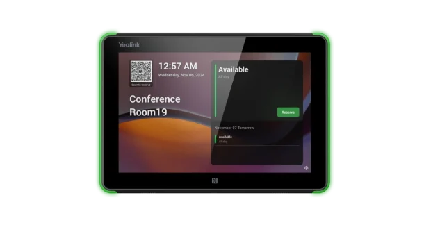 Yealink RoomPanel Plus E2 Meeting Room Scheduling Panel