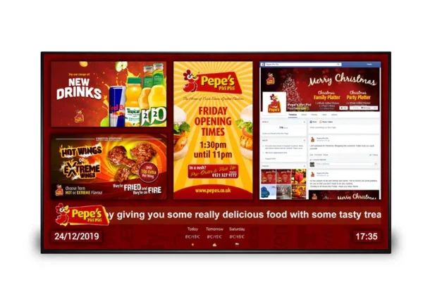 Alternative view of Allsee Technologies DM55D 55" Network Digital Menu Board