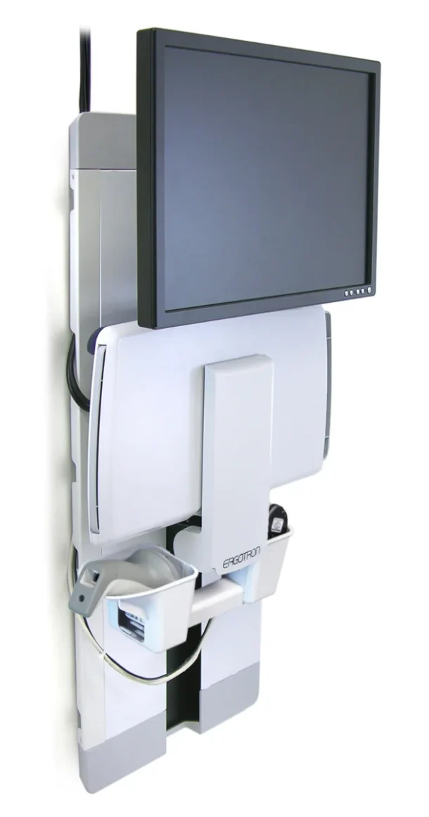Alternative view of Ergotron StyleView 60-609-216 Vertical Lift Patient Room Mounting Kit