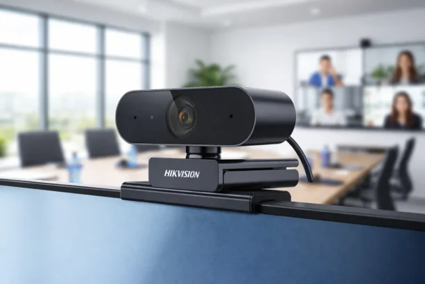 Alternative view of Hikvision DS-U04P 4MP USB Webcam with Microphone