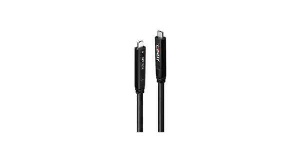 LINDY 43399 15m USB 3.2 USB-C to C Fibre Hybrid Cable