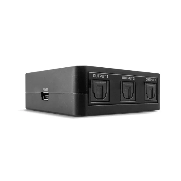 LINDY 70480 3 Port TosLink Optical Digital Audio Splitter