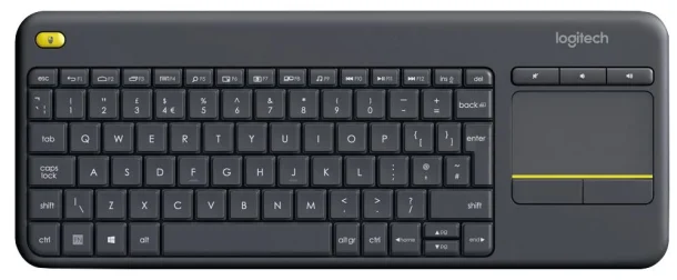 Alternative view of Logitech K400 Plus Wireless Touch Keyboard