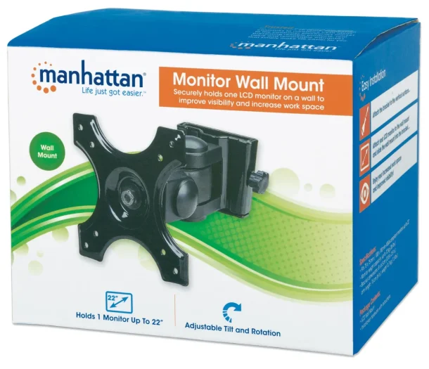Manhattan 432351 Tilt & Swivel TV/Monitor Wall Mount