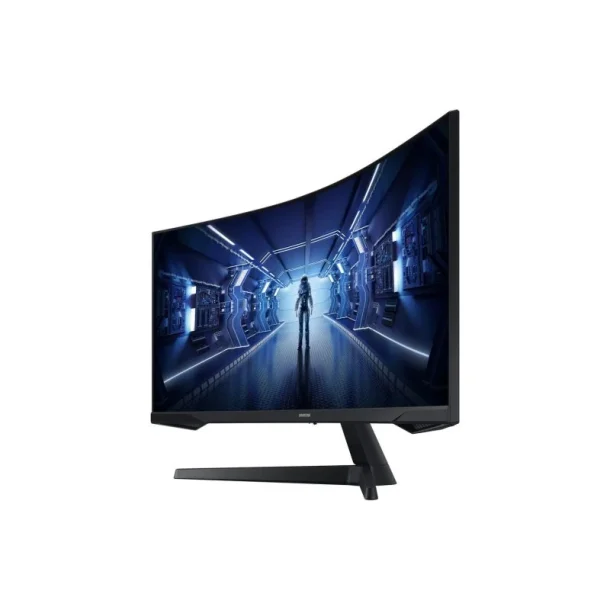 Alternative view of Samsung LC34G55TWWPXXU/Odyssey G55T 34" UWQHD 165Hz Gaming Monitor