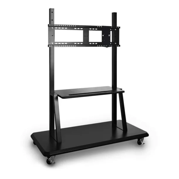 Alternative view of ViewSonic VB-STND-001-2C Rolling Trolley Stand for Interactive Flat Panels & Displays (55"–98")