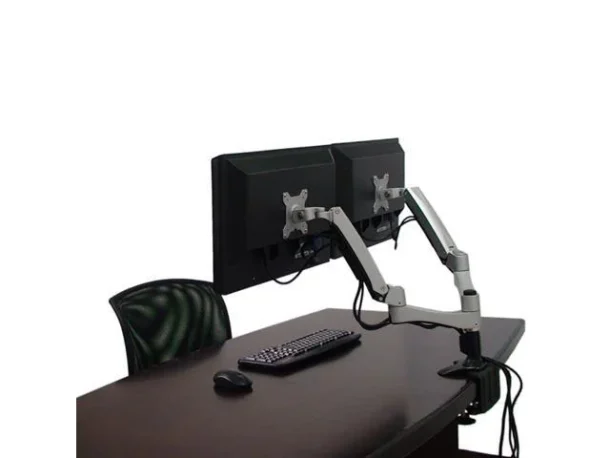 Alternative view of Amer AMR2AC Articulating Dual Monitor Arm