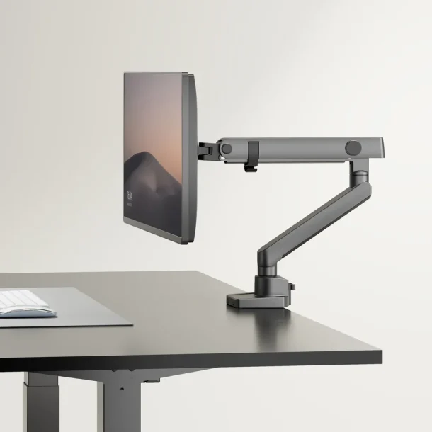 Alternative view of Amer HYDRA1B Single Monitor Mount Black