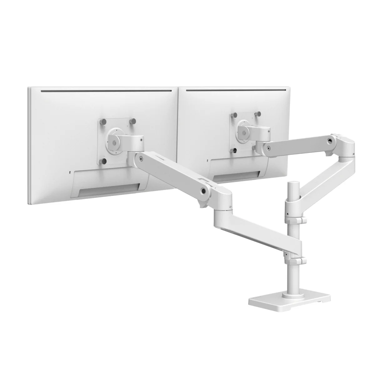 Ergotron 45-690-290 Dual Monitor Arm – White Desk-Mountable - Image 3