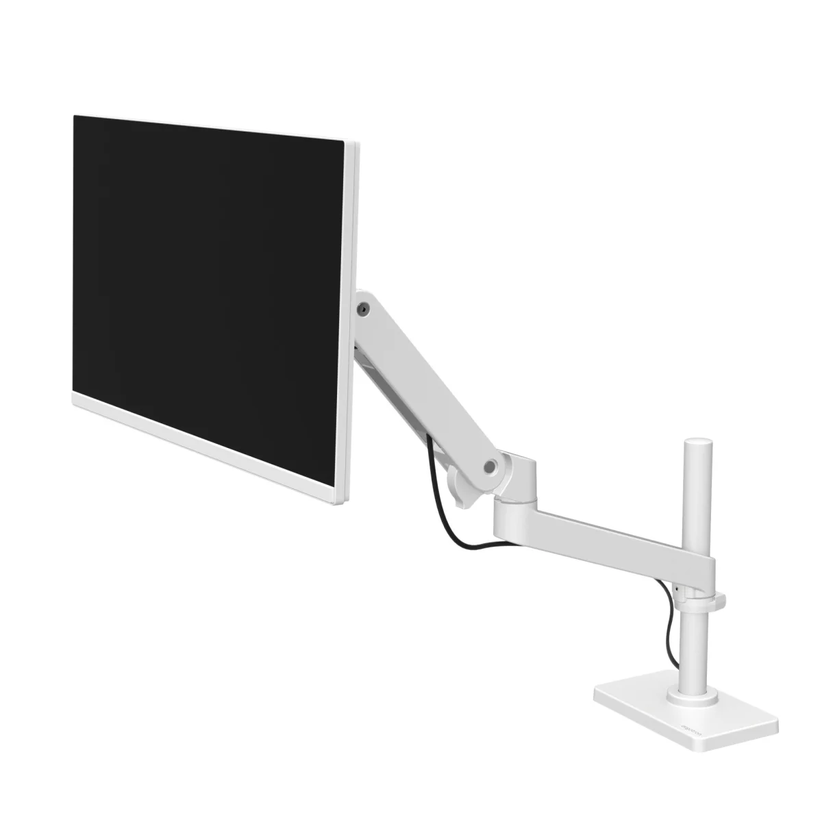 Ergotron 45-695-290 Single Monitor Arm with Tall Pole – White - Image 2