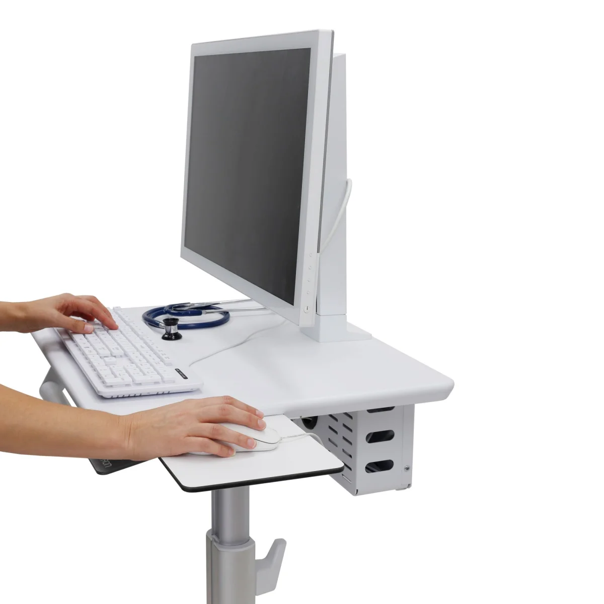 Ergotron SV10-1300-0 StyleView Lean WOW Cart - Image 3